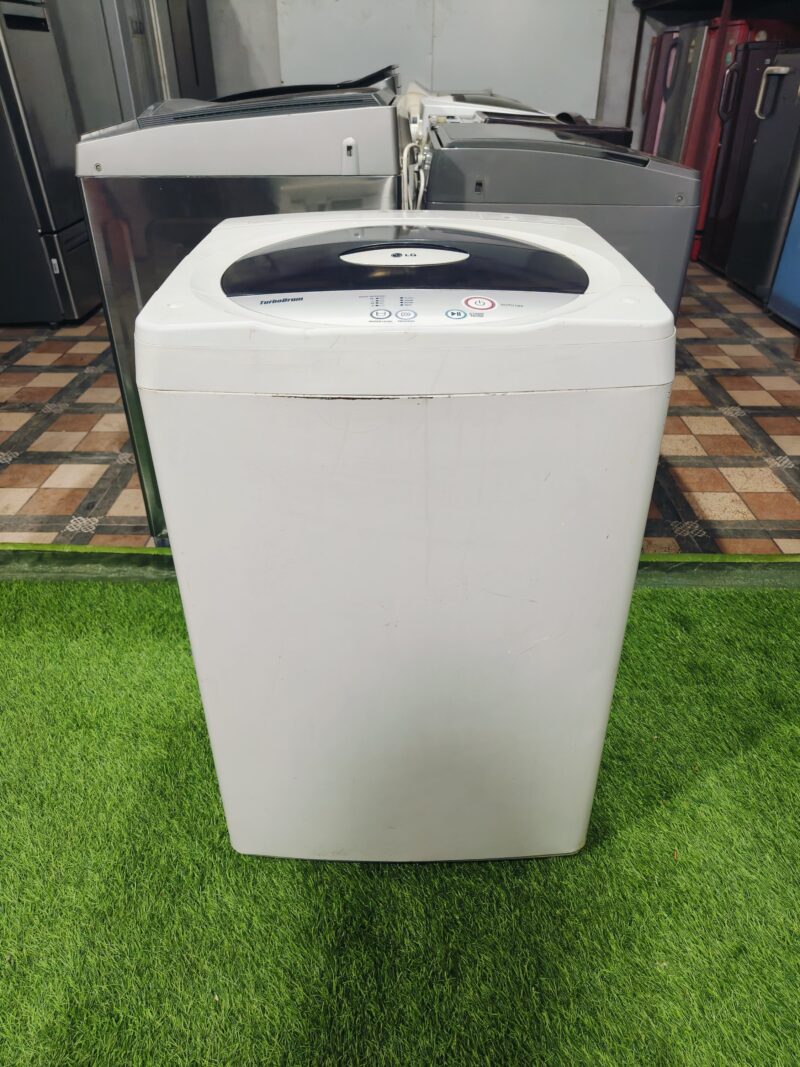 LG fuzzy logic turbo drum 5.8 kg fully automatic top load washing machine