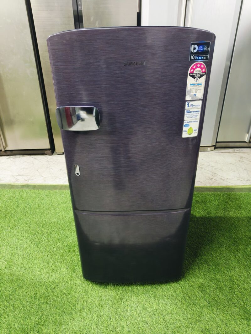 Samsung 5 star energy rating home connect digital inverter 190 ltr gently used single door refrigerator