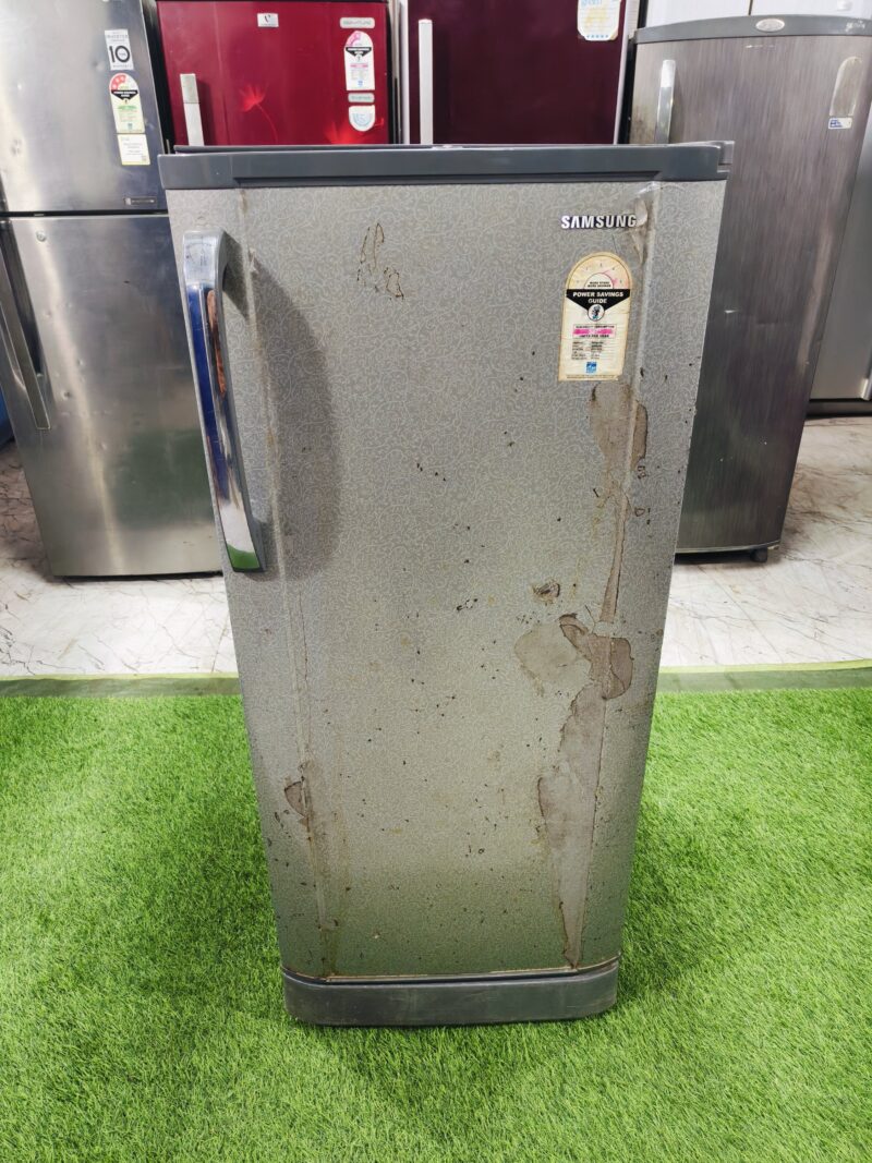 Samsung 5 star rating 190 ltr with base stand used single door refrigerator