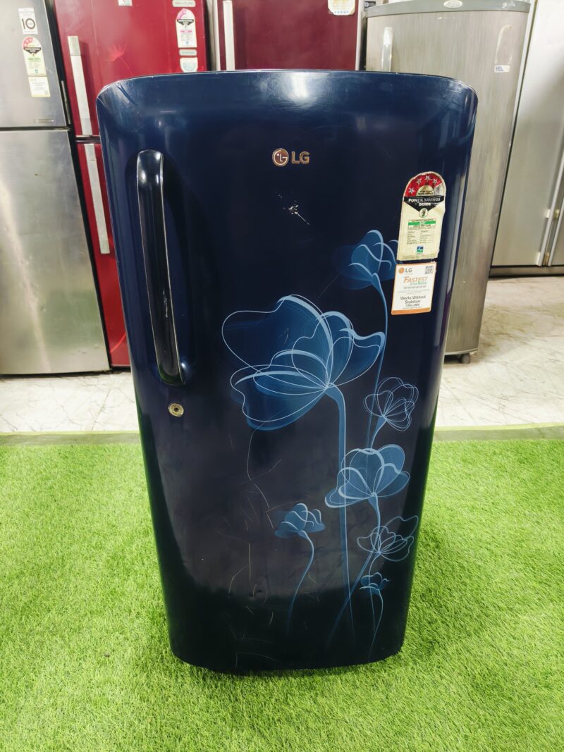 LG 4 star energy rating blue flower model 190 ltr single door refrigerator