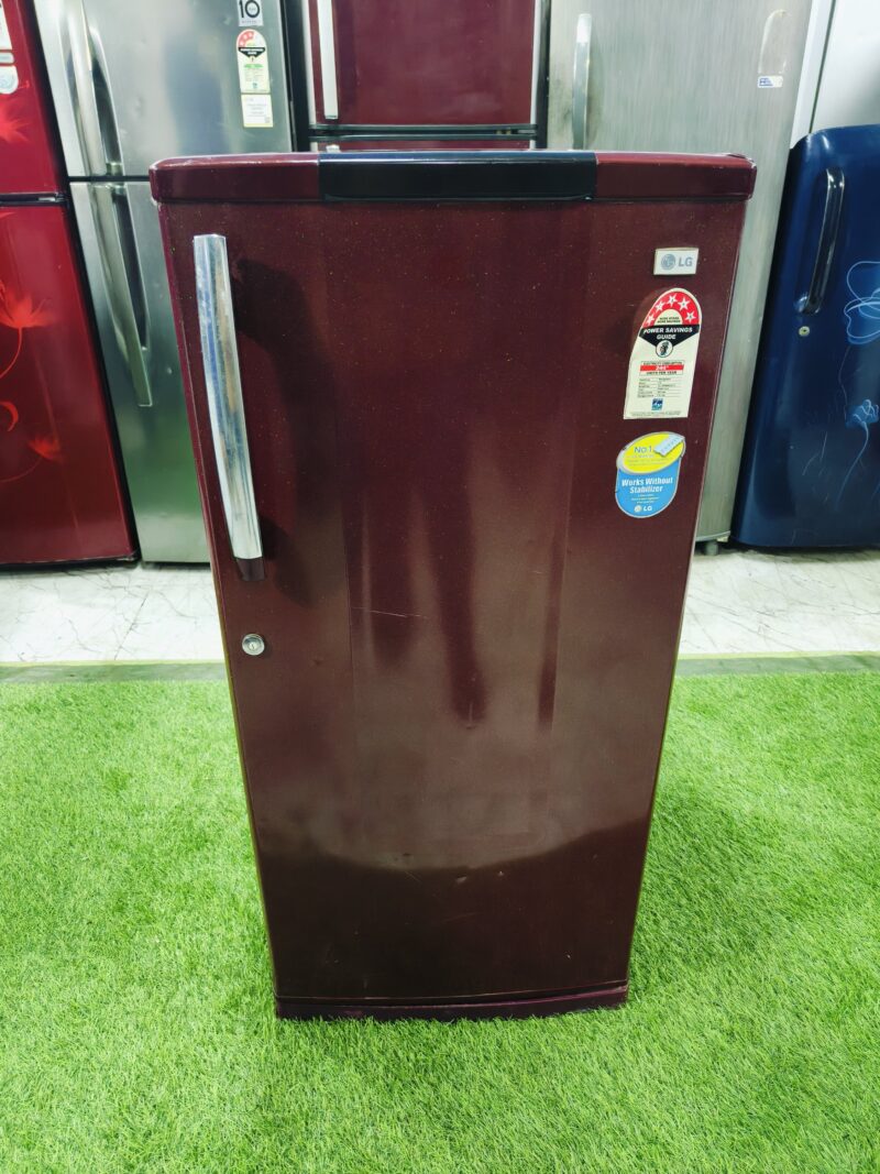 LG 5 star energy rating maroon in colour 190 ltr single door refrigerator