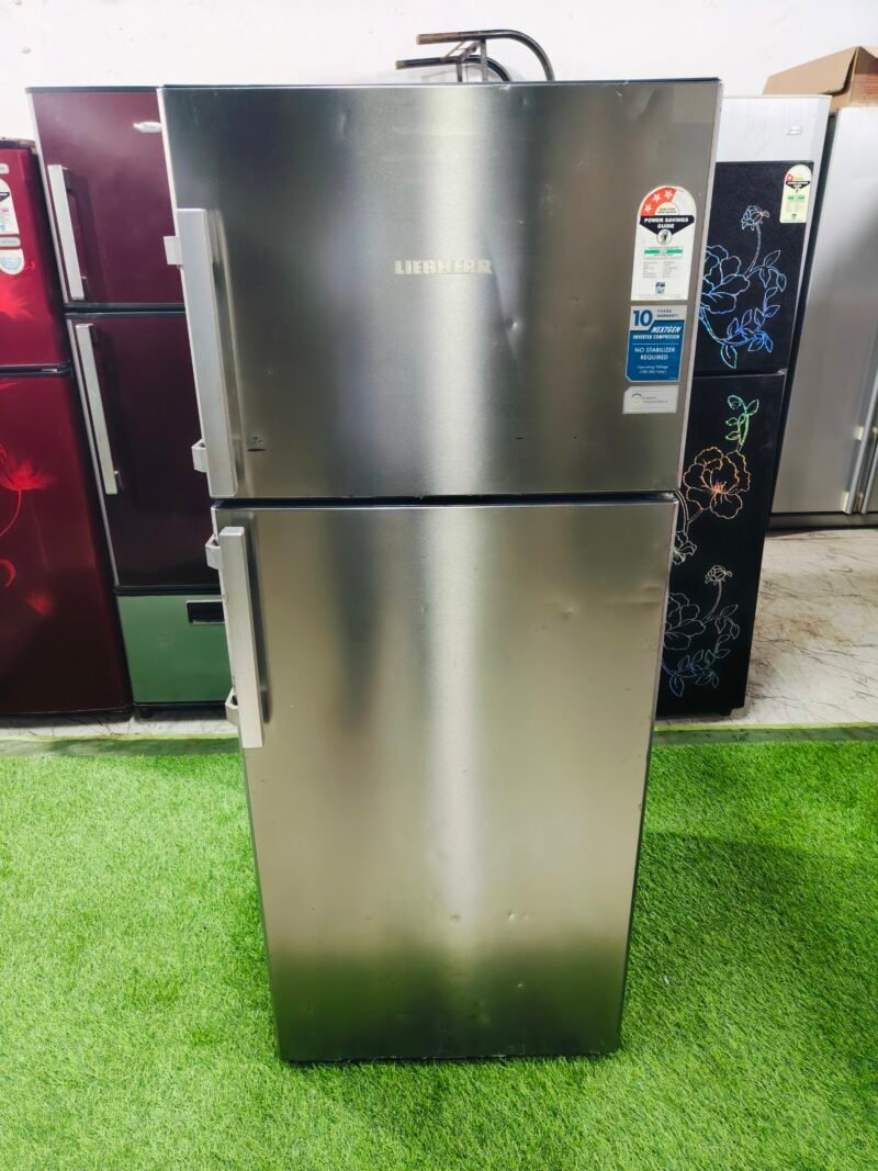 Liebherr inverter steel finish 260 ltr double door refrigerator