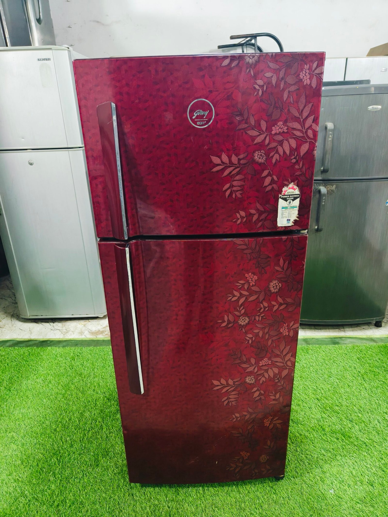 Godrej eon 4 star energy rating red flower model 240 ltr double door refrigerator