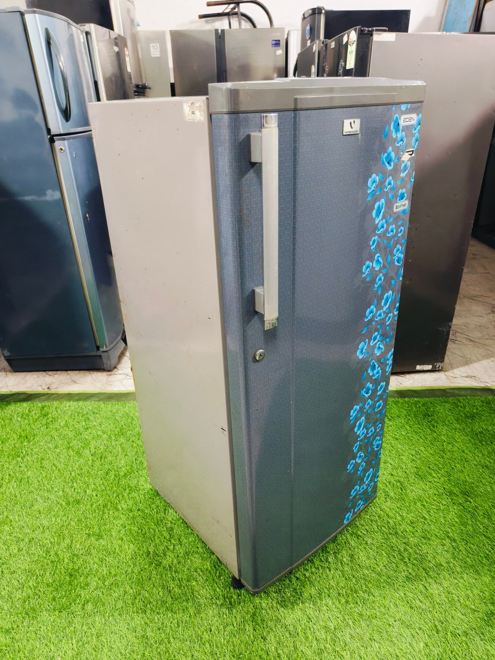 Videocon eco fresh 4 star rating blue flower model 190 ltr single door refrigerator - Image 5