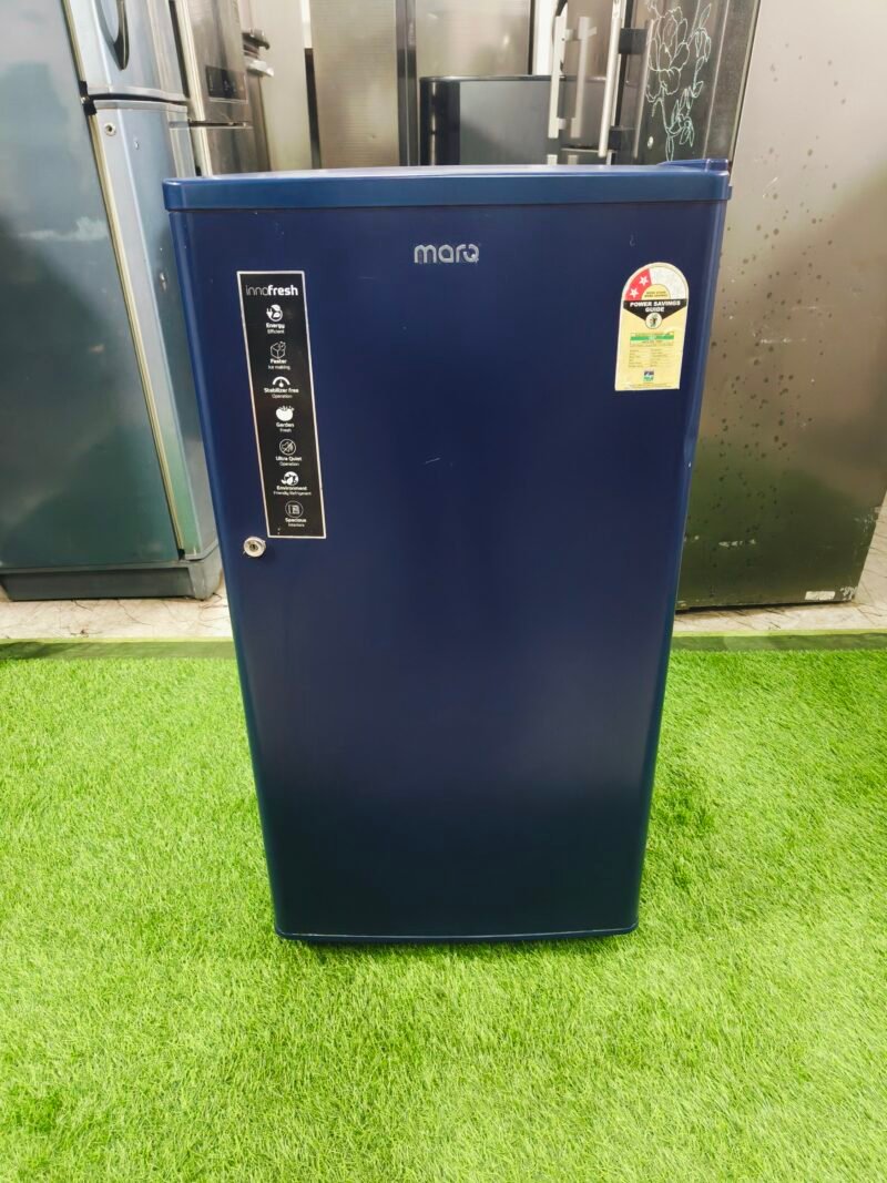 Marq blue in colour like new condition 180 ltr single door refrigerator