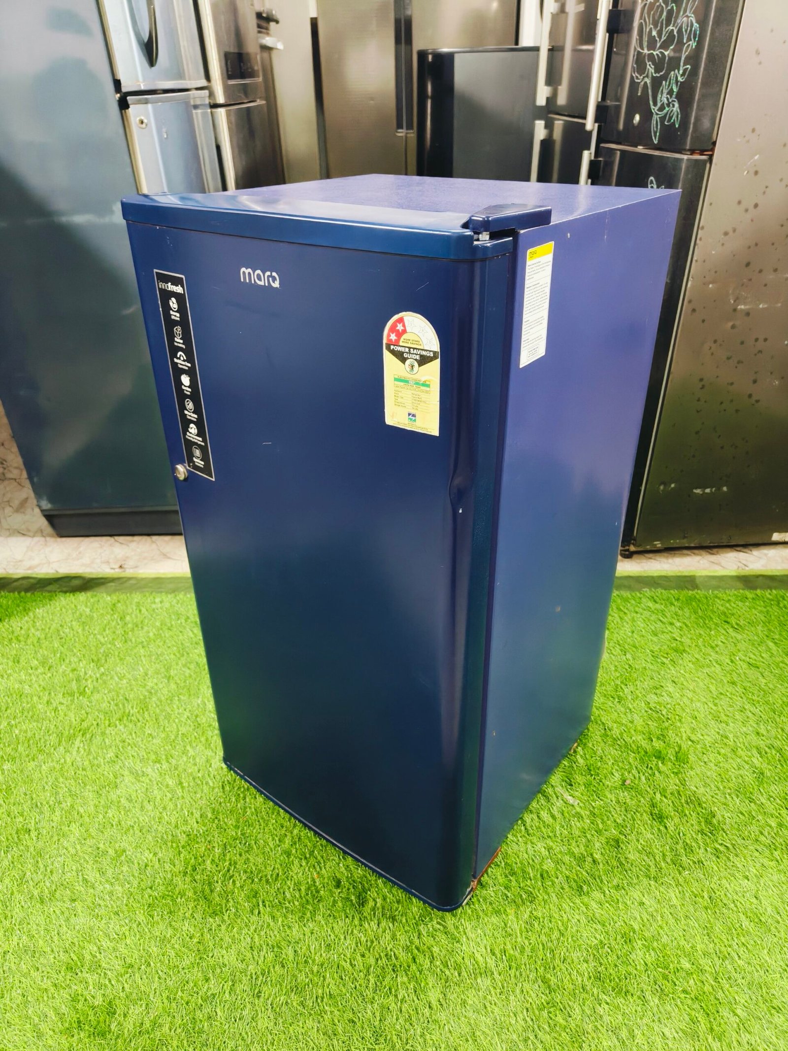 Marq blue in colour like new condition 180 ltr single door refrigerator - Image 5