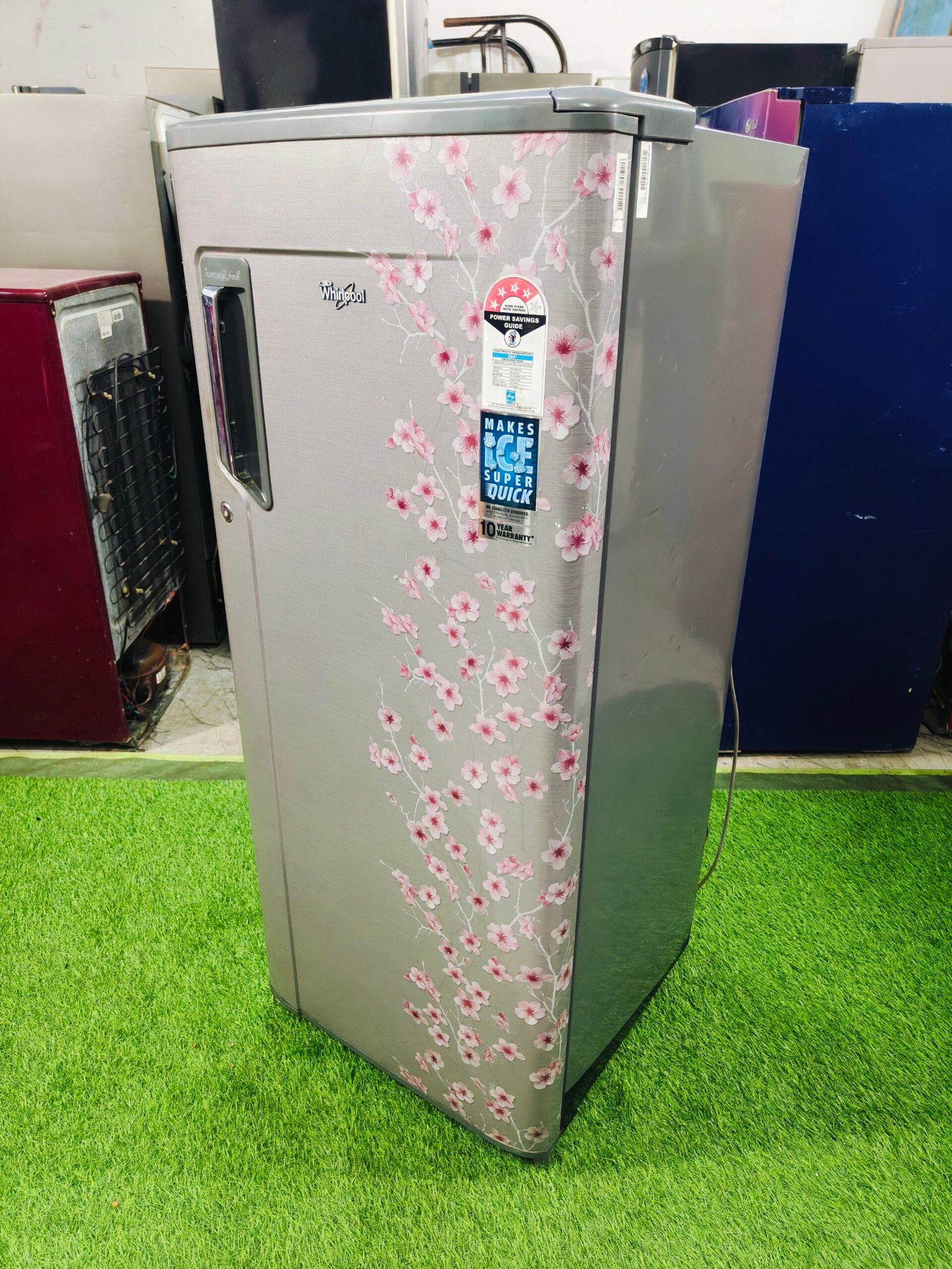 Whirlpool ice magic fresh 4 star energy rating 200 ltr flower model single door refrigerator - Image 5