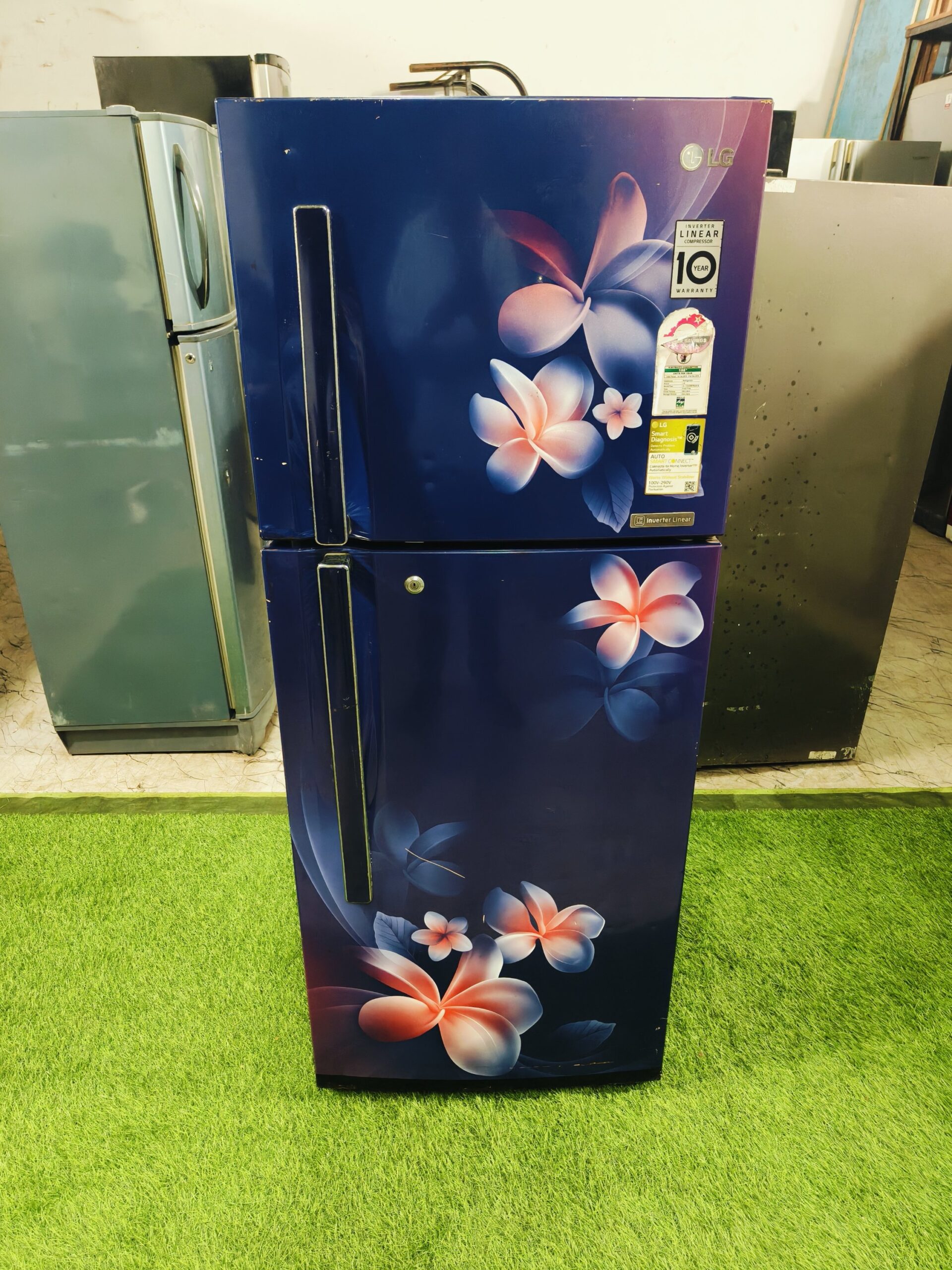 LG 4 star energy rating flower model 240 ltr double door refrigerator