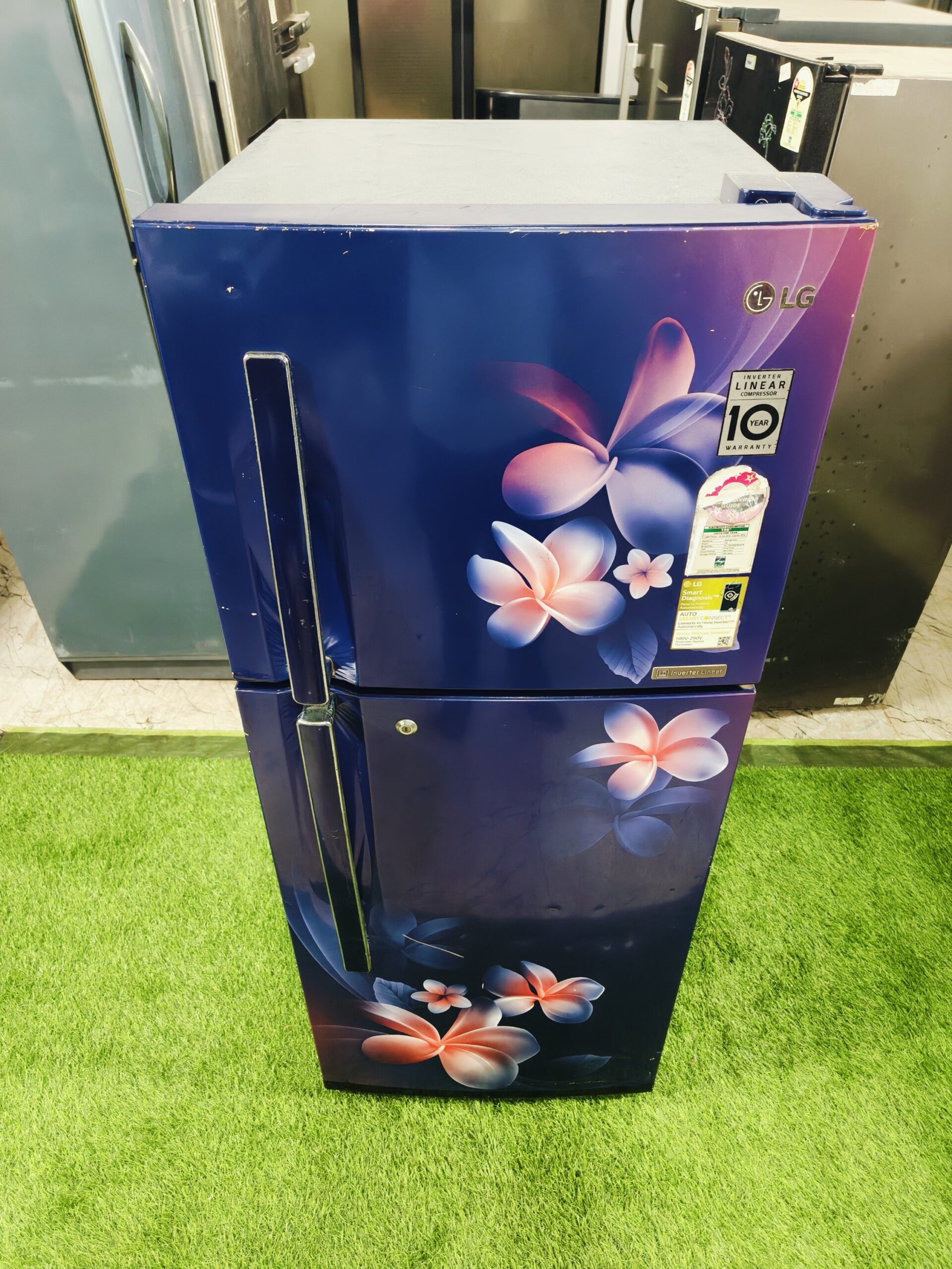 LG 4 star energy rating flower model 240 ltr double door refrigerator - Image 2