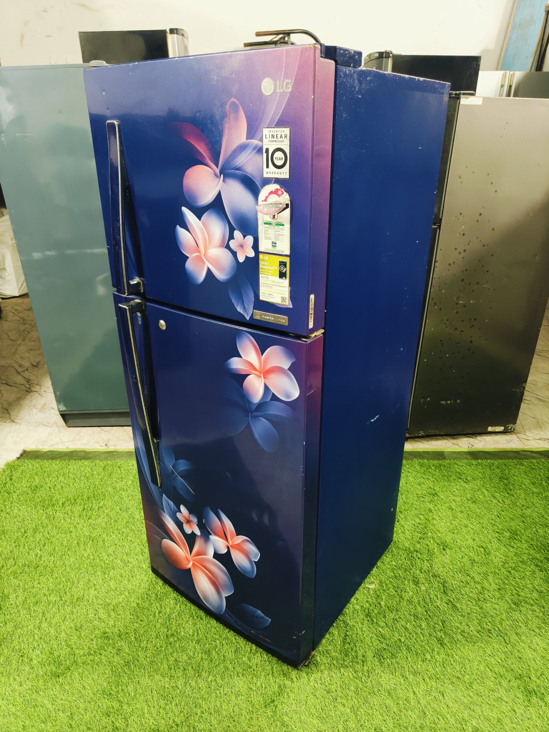 LG 4 star energy rating flower model 240 ltr double door refrigerator - Image 4