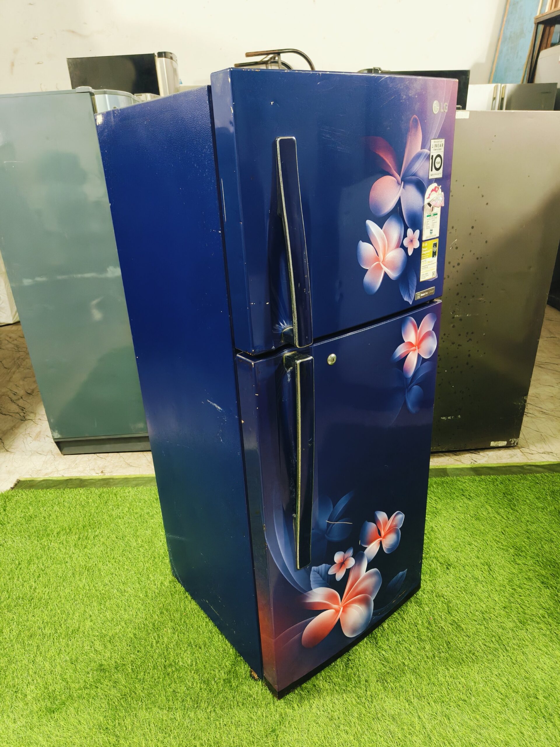 LG 4 star energy rating flower model 240 ltr double door refrigerator - Image 5