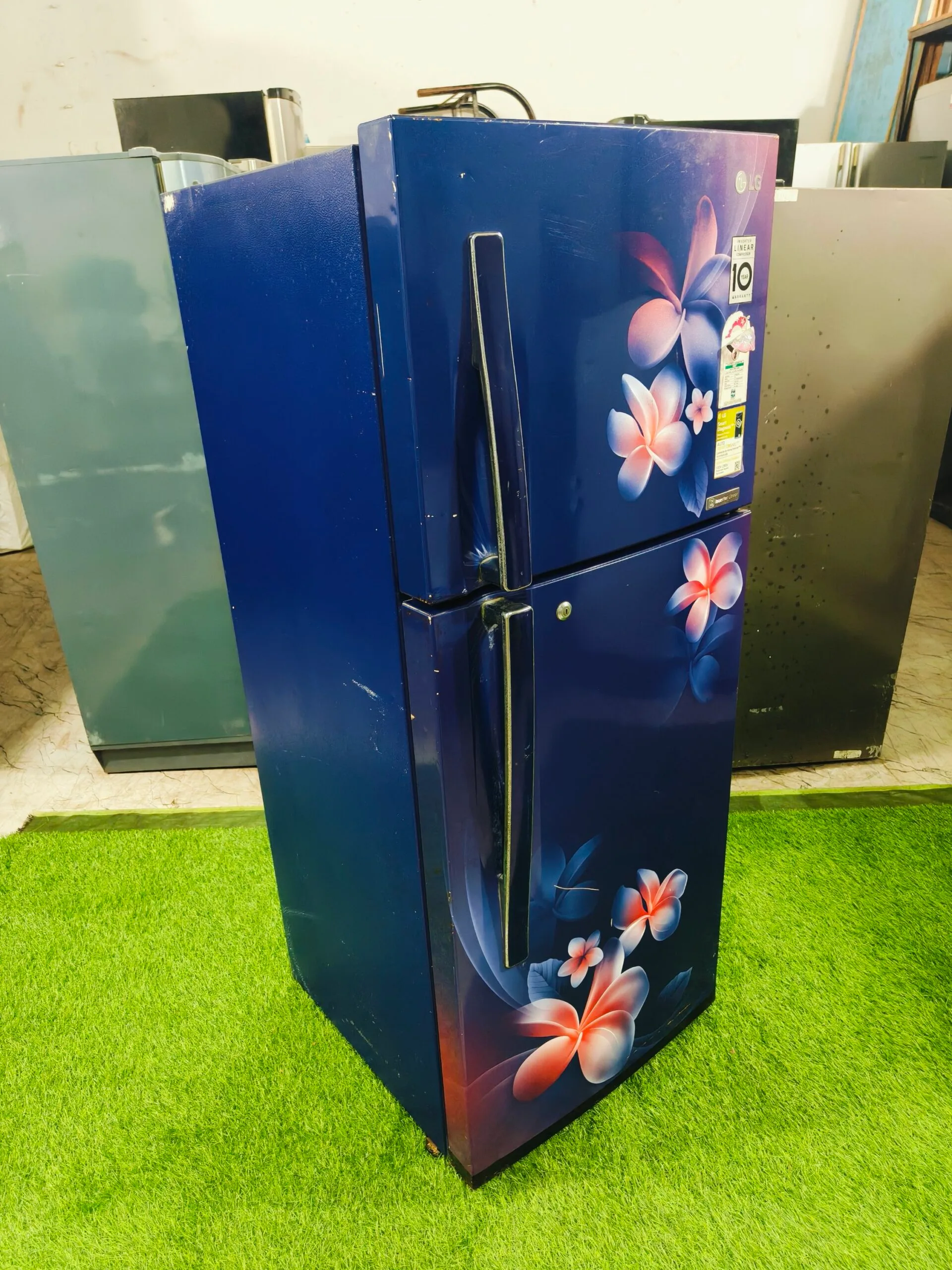 LG 4 star energy rating flower model 240 ltr double door refrigerator - Image 5