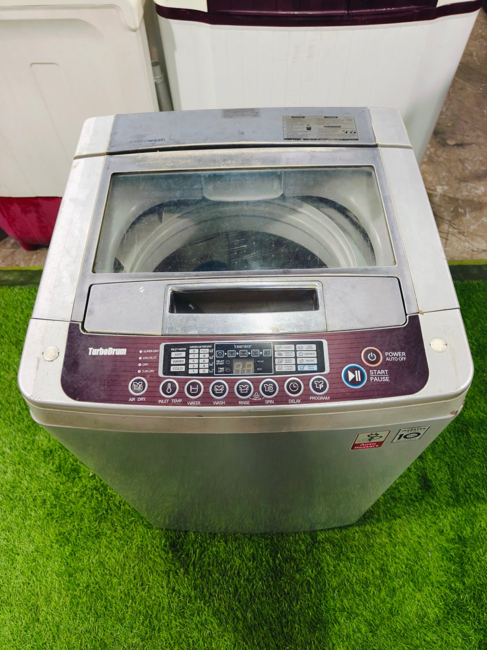 LG turbo drum 6.5 kg fully automatic top load washing machine - Image 2