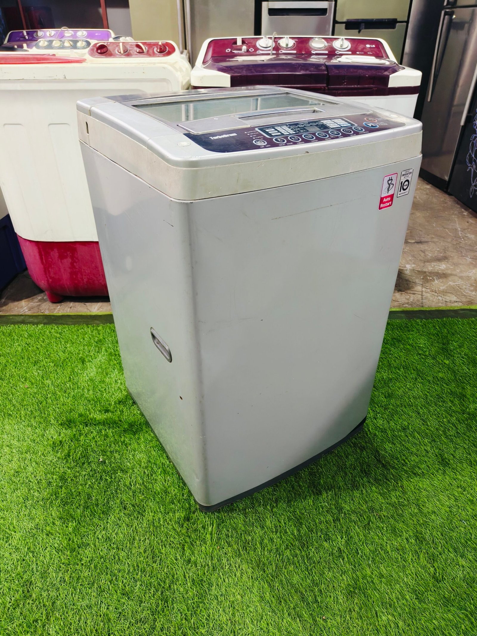 LG turbo drum 6.5 kg fully automatic top load washing machine - Image 5