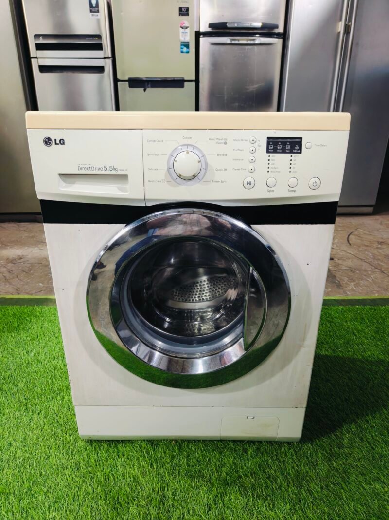 LG digital inverter direct drive 5.5 kg double colour fully automatic front load washing machine