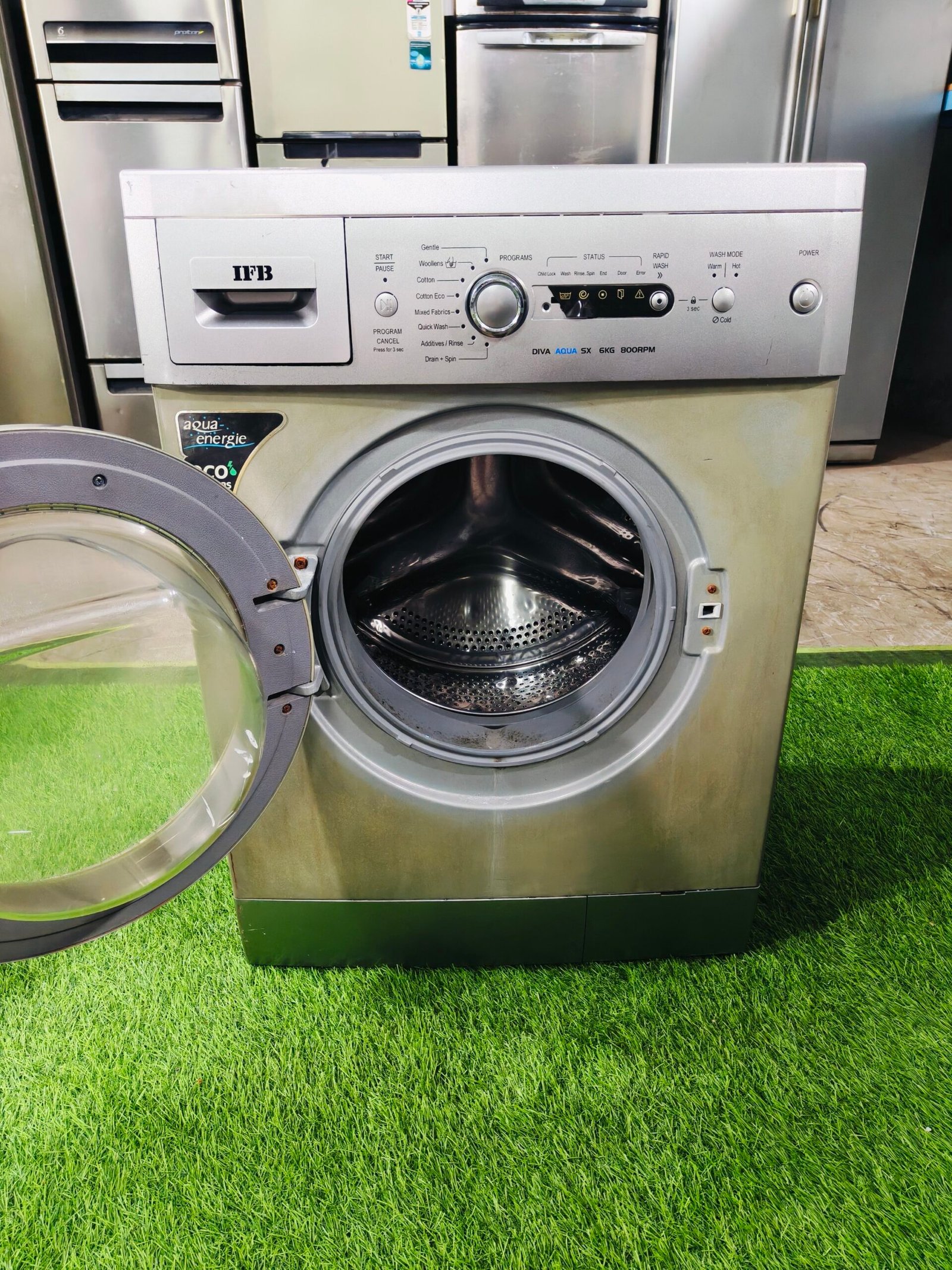 IFB diva aqua sx 6 kg silver in colour fully automatic front load washing machine - Image 3