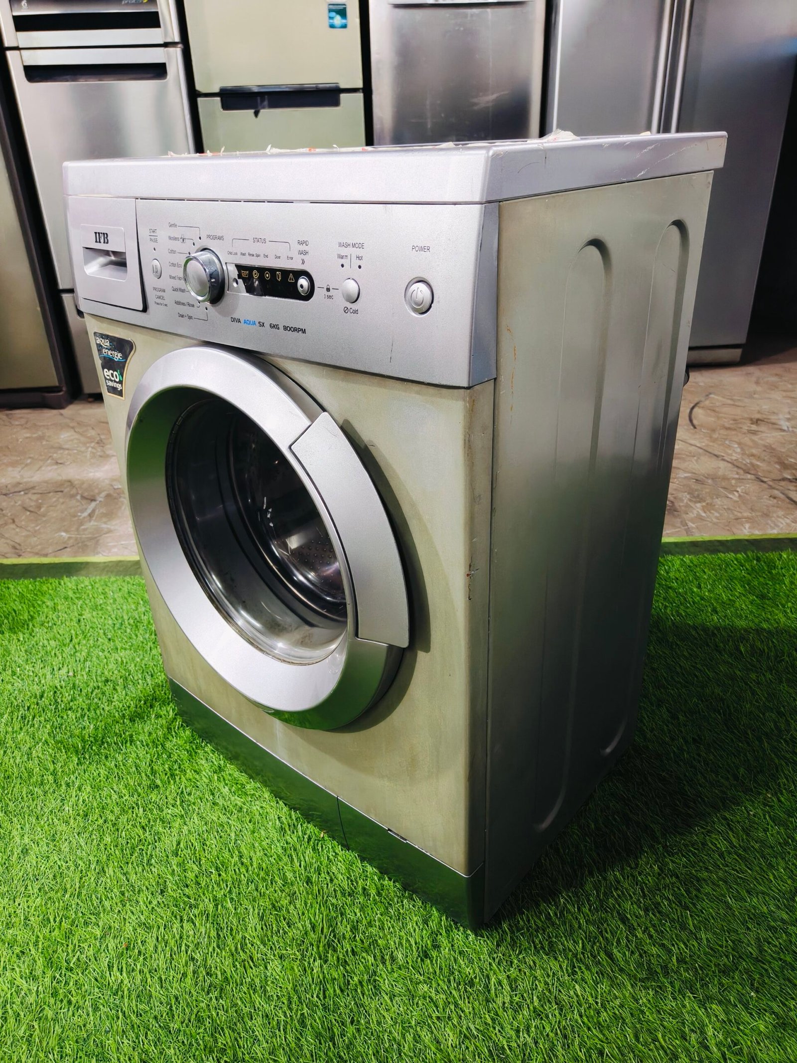 IFB diva aqua sx 6 kg silver in colour fully automatic front load washing machine - Image 4