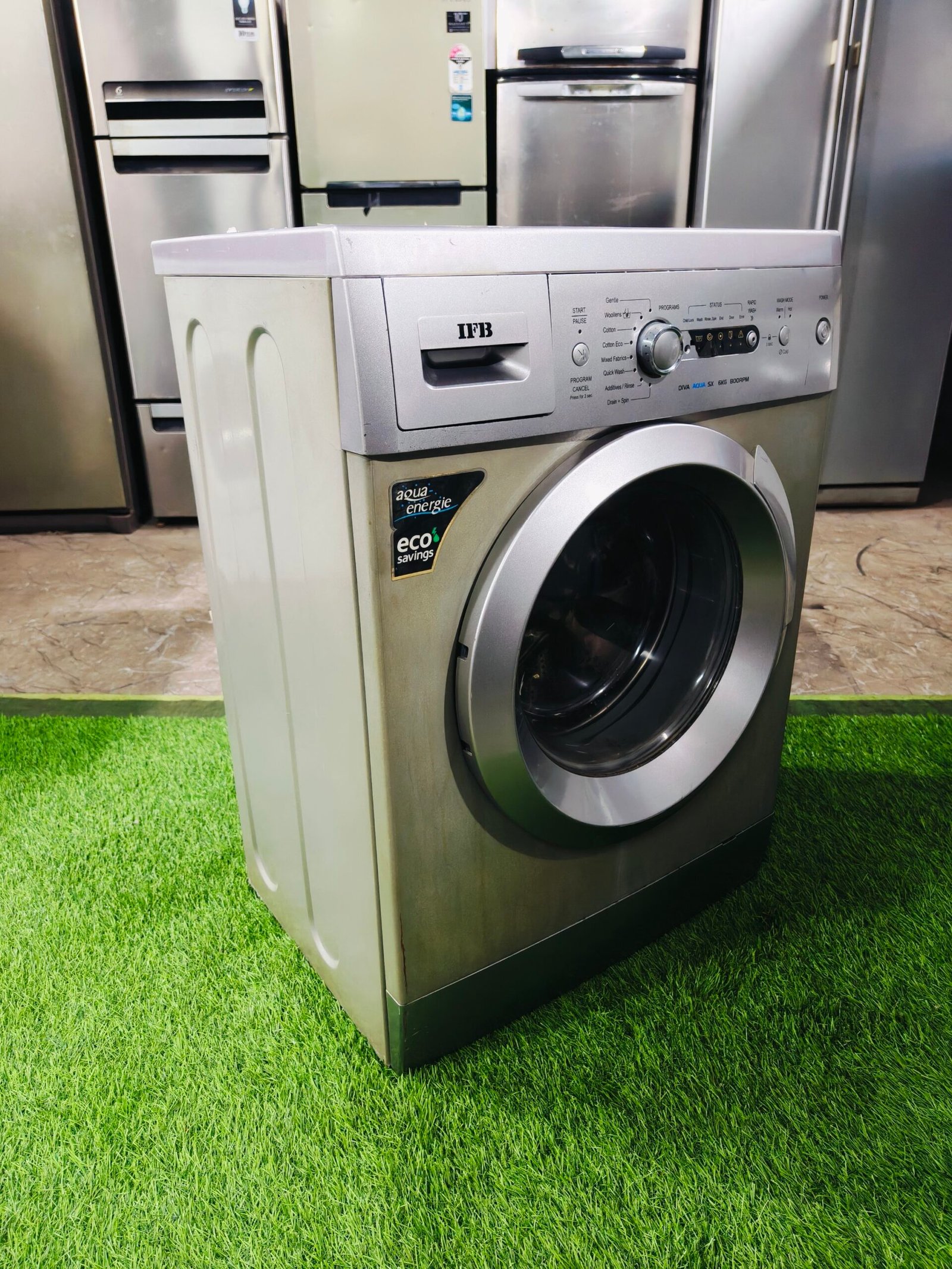 IFB diva aqua sx 6 kg silver in colour fully automatic front load washing machine - Image 5