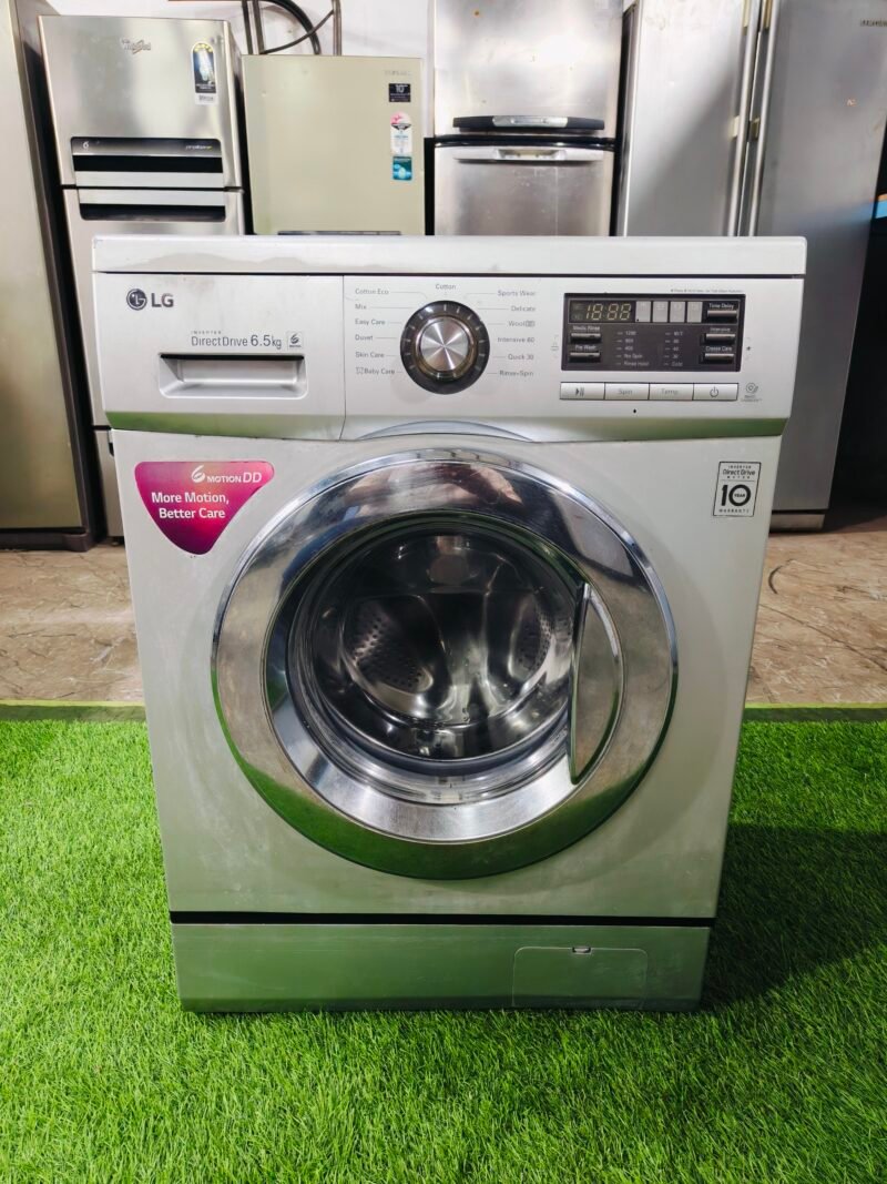 LG direct drive digital inverter 6.5 kg silver in colour fully automatic front load washing machine