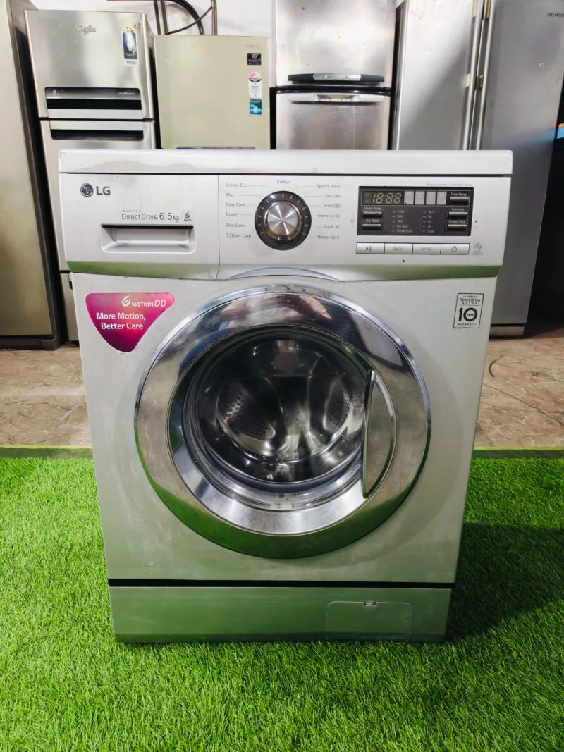 LG direct drive digital inverter 6.5 kg silver in colour fully automatic front load washing machine