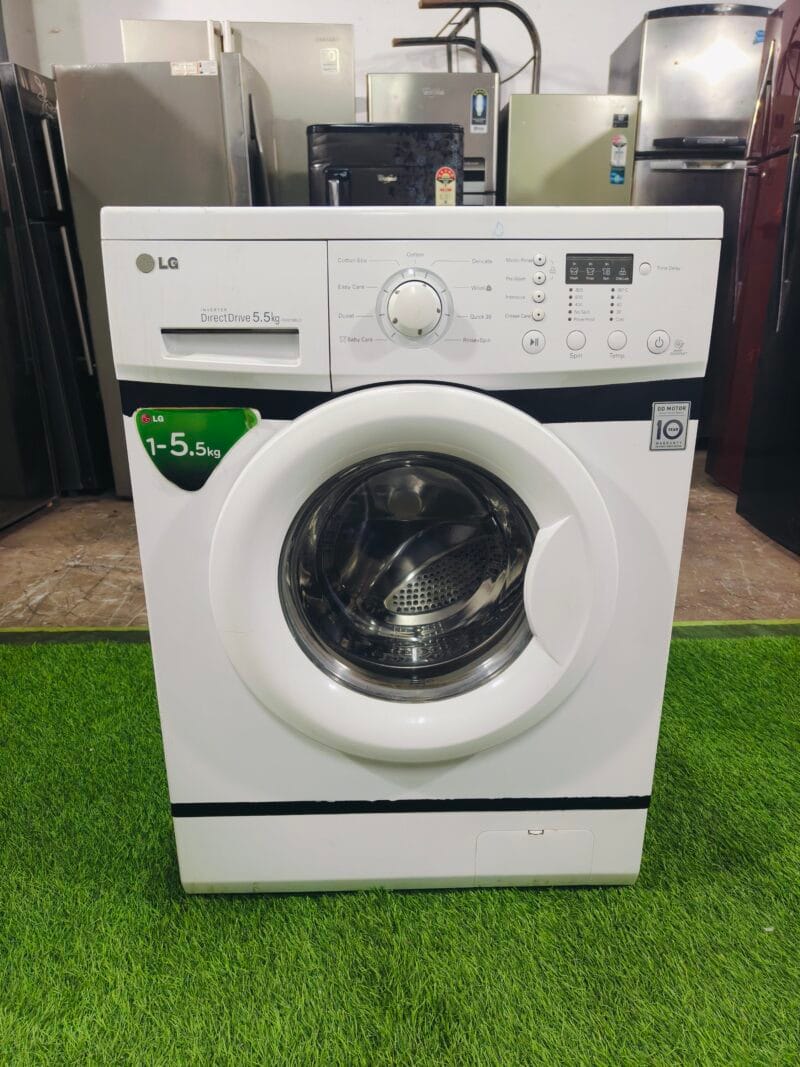 LG digital inverter direct drive 5.5 kg double colour fully automatic front load washing machine