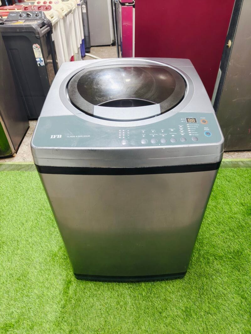 IFB aqua 6.5 kg grey in colour gently used fully automatic top load washing machine