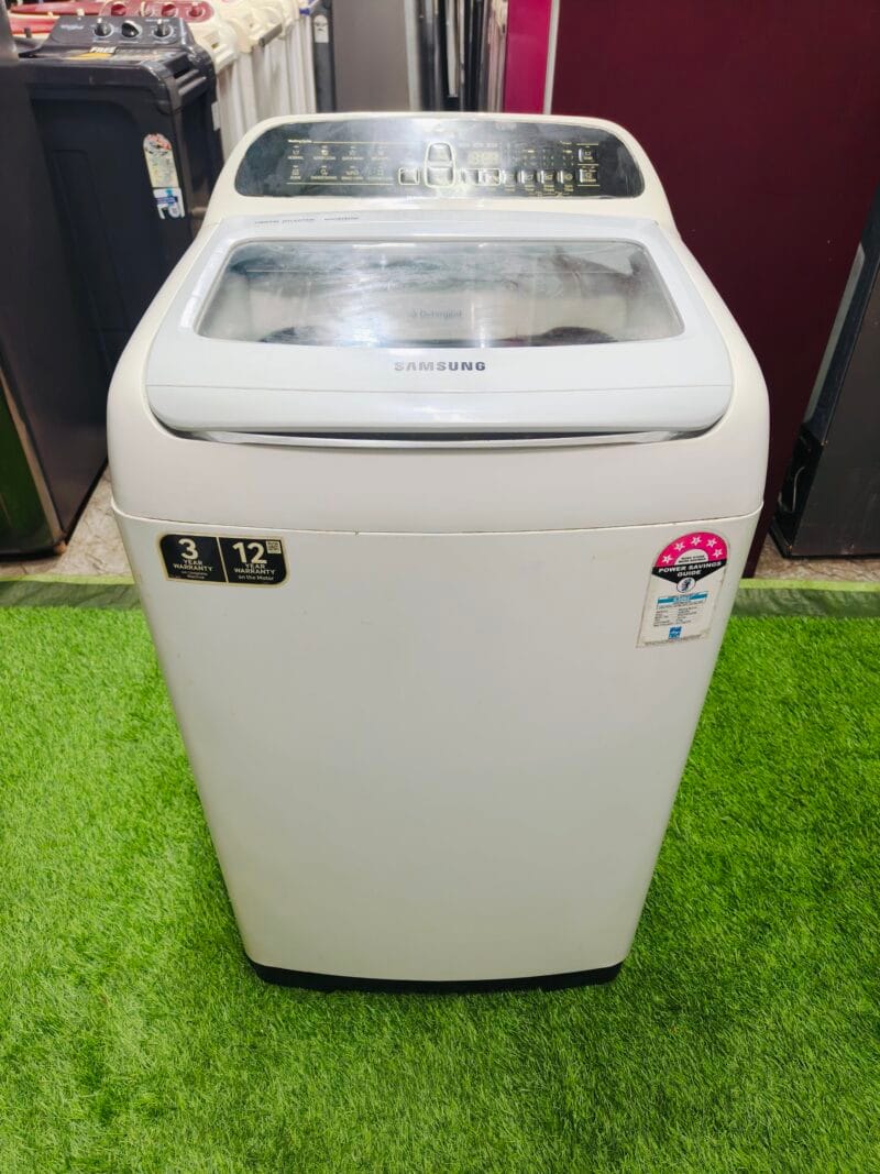 Samsung 5 star energy rating digital inverter wobble technology 6.5 kg gently used fully automatic top load washing machine