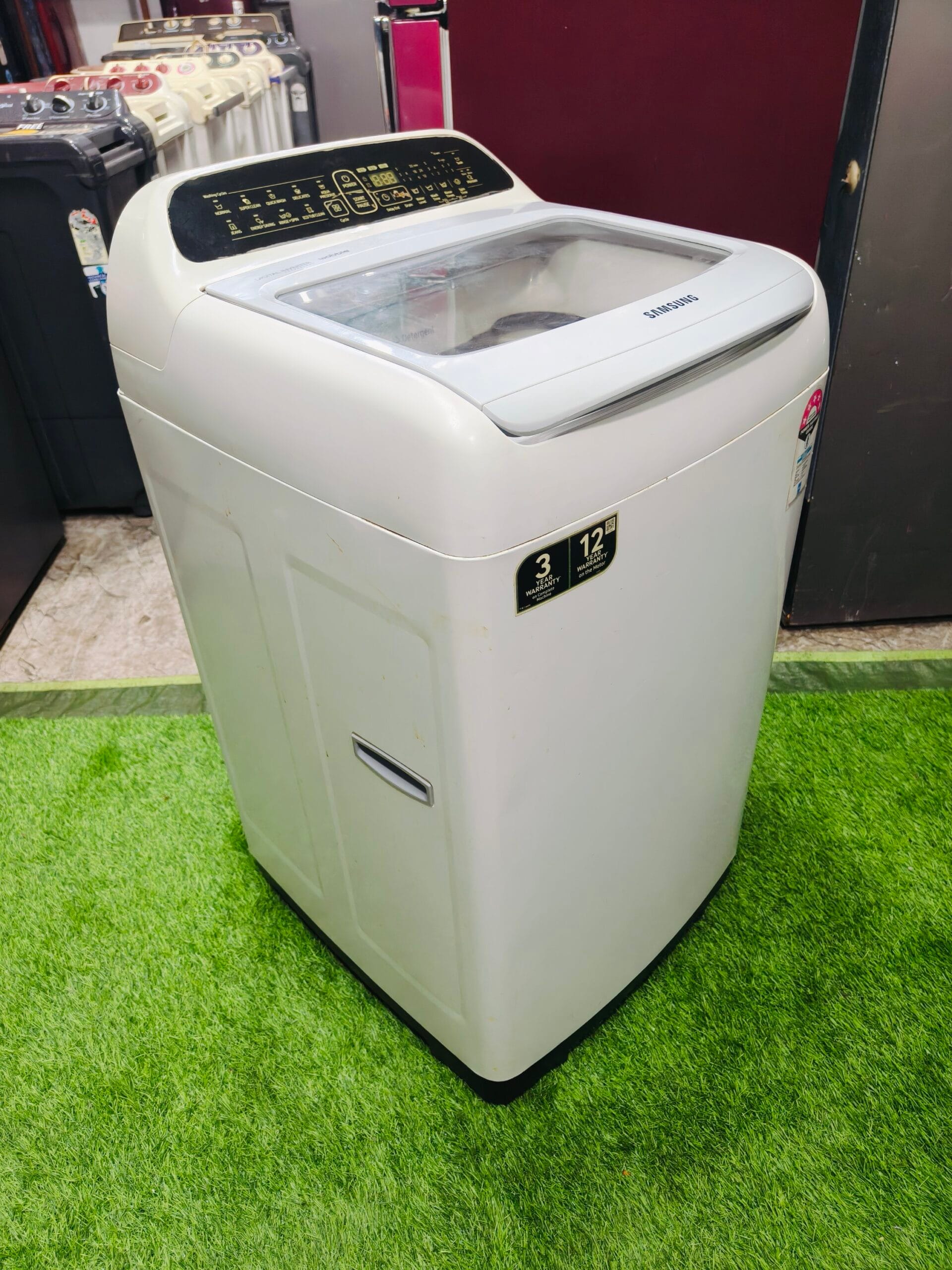 Samsung 5 star energy rating digital inverter wobble technology 6.5 kg gently used fully automatic top load washing machine - Image 5