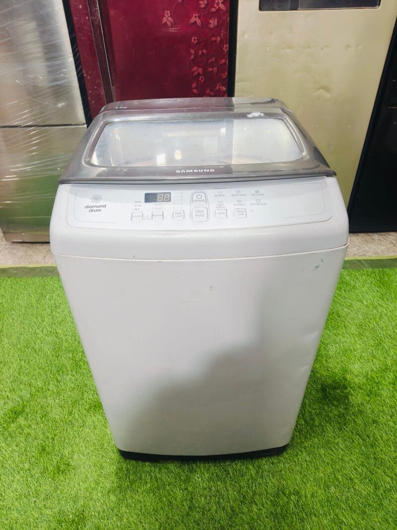 Samsung diamond drum 6.2 kg fully automatic top load used washing machine