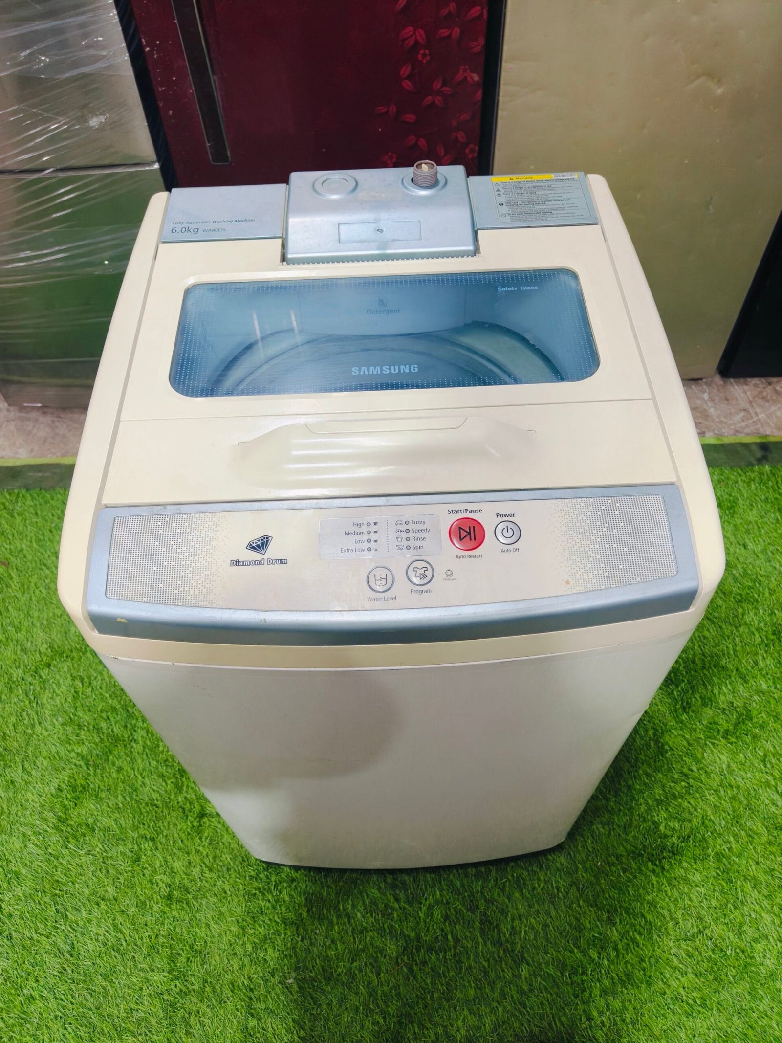 Samsung daimond drum 6 kg fully automatic gently used top load washing machine - Image 2