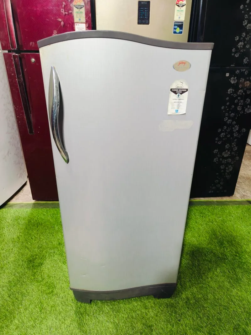 Godrej pentacool 5 star rating with base stand gently used 190 ltr single door used fridge