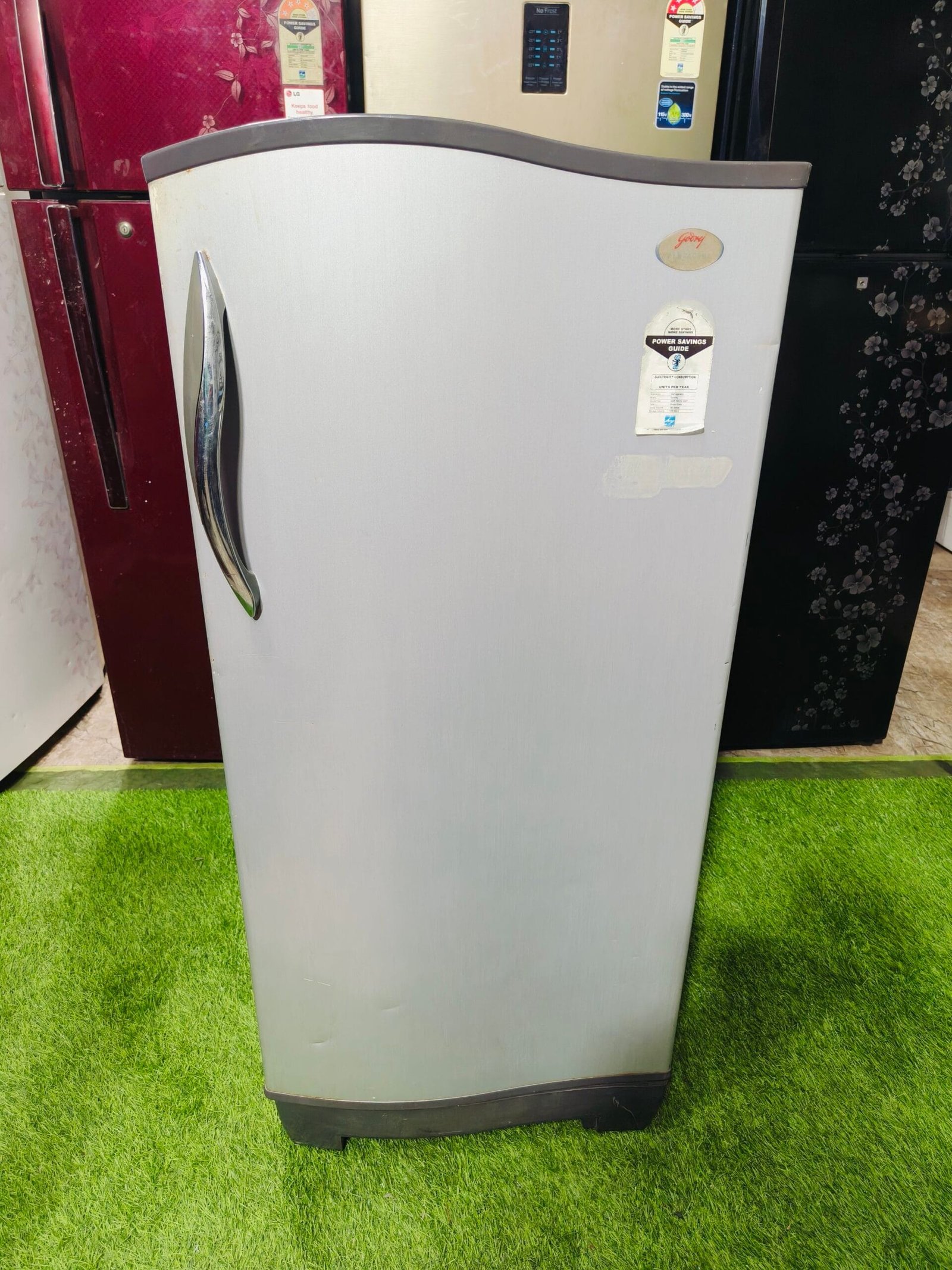 Godrej pentacool 5 star rating with base stand gently used 190 ltr single door used fridge