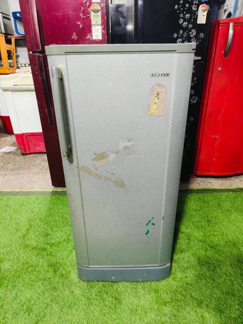Samsung 5 star energy rating with base stand 190 ltr single door used refrigerator