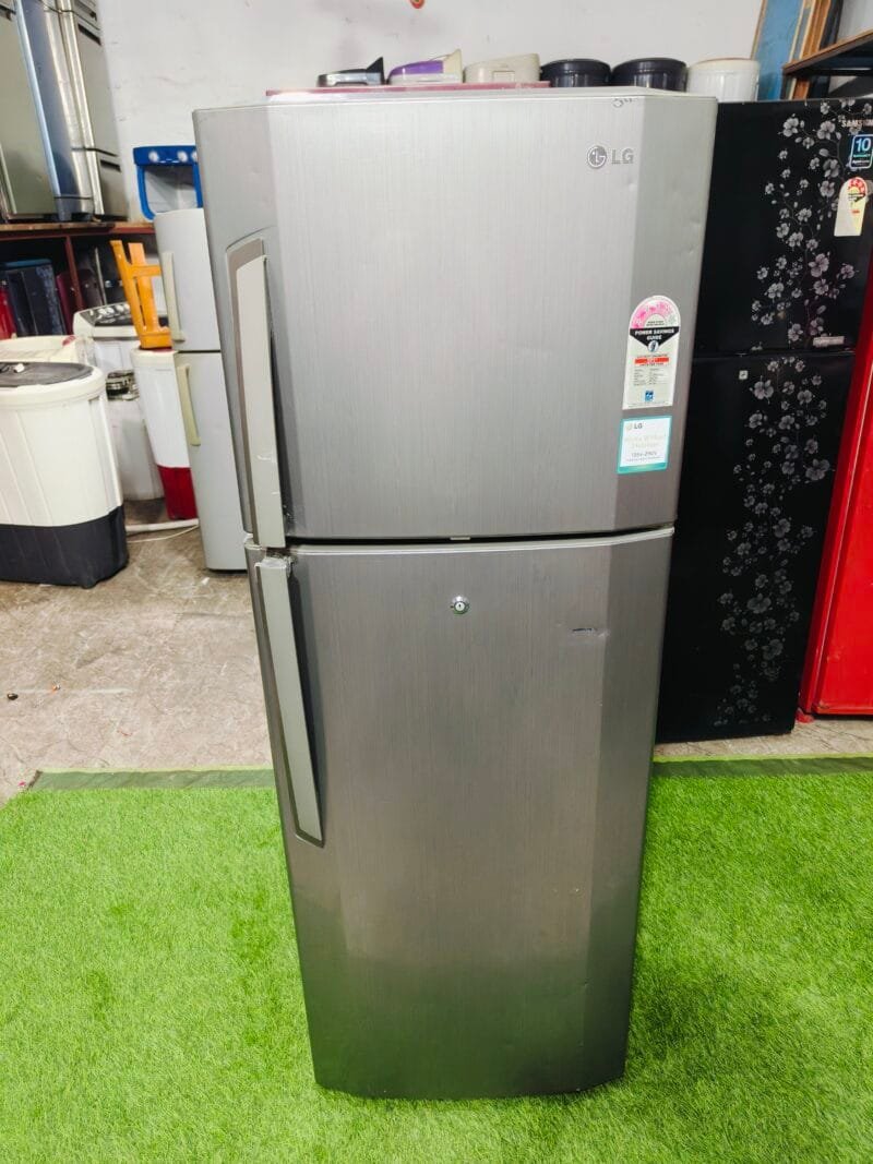 LG 4 star energy rating grey in colour 240 ltr double door used refrigerator
