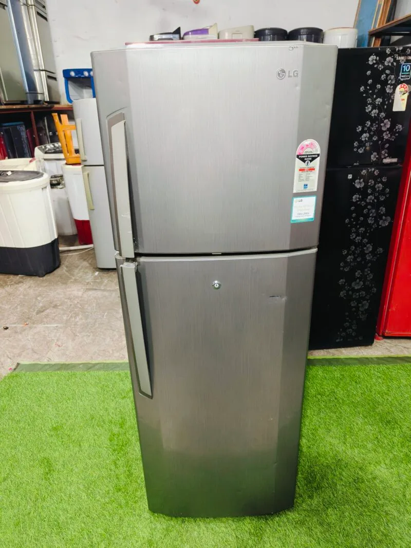 LG 4 star energy rating grey in colour 240 ltr double door used refrigerator