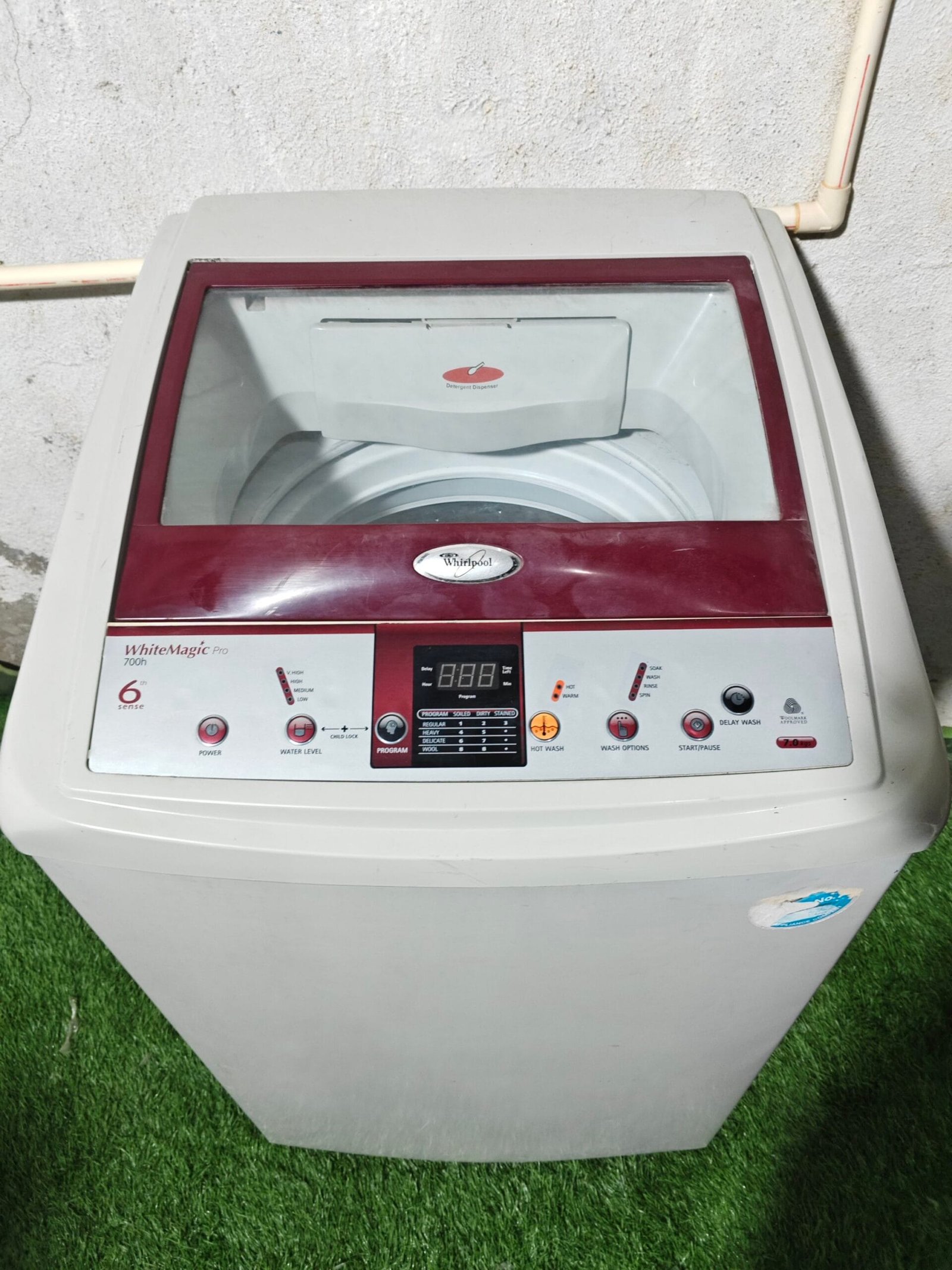 Whirlpool 7.0 kg Fully Automatic Top Load Washing Machine – Refurbished - Image 3