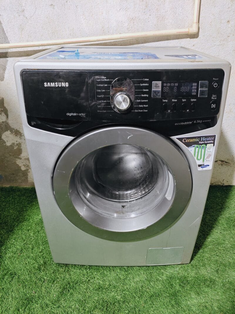 Samsung 6.5 kg EcoBubble Fully Automatic Washing Machine – Silver