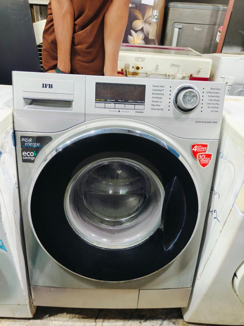 IFB elite plus aqua energy sxr 7.5 kg gently used fully automatic front load washing machine