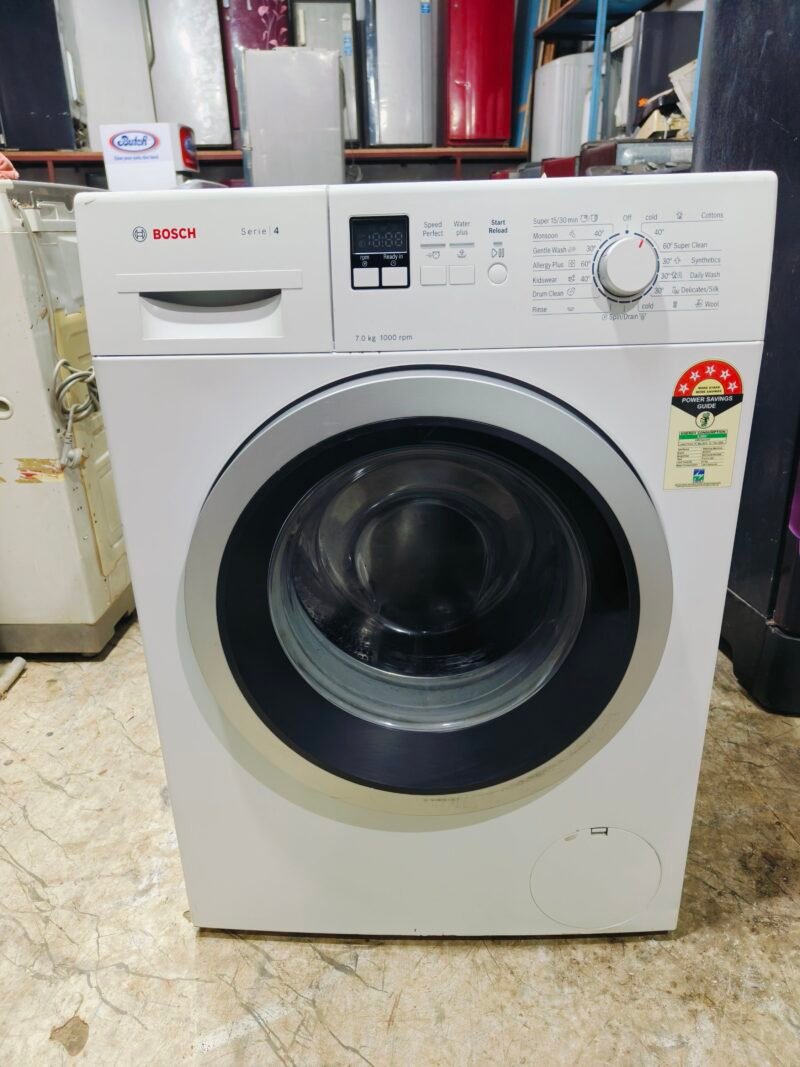 Bosch 5 star energy rating series 4 / 7 kg fully automatic like new in condition front load washing machine