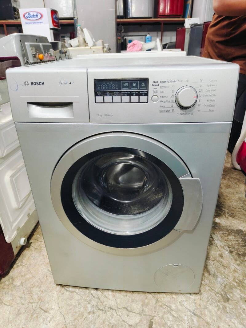Bosch series 4 silver in colour 7 kg fully automatic front load washing machine