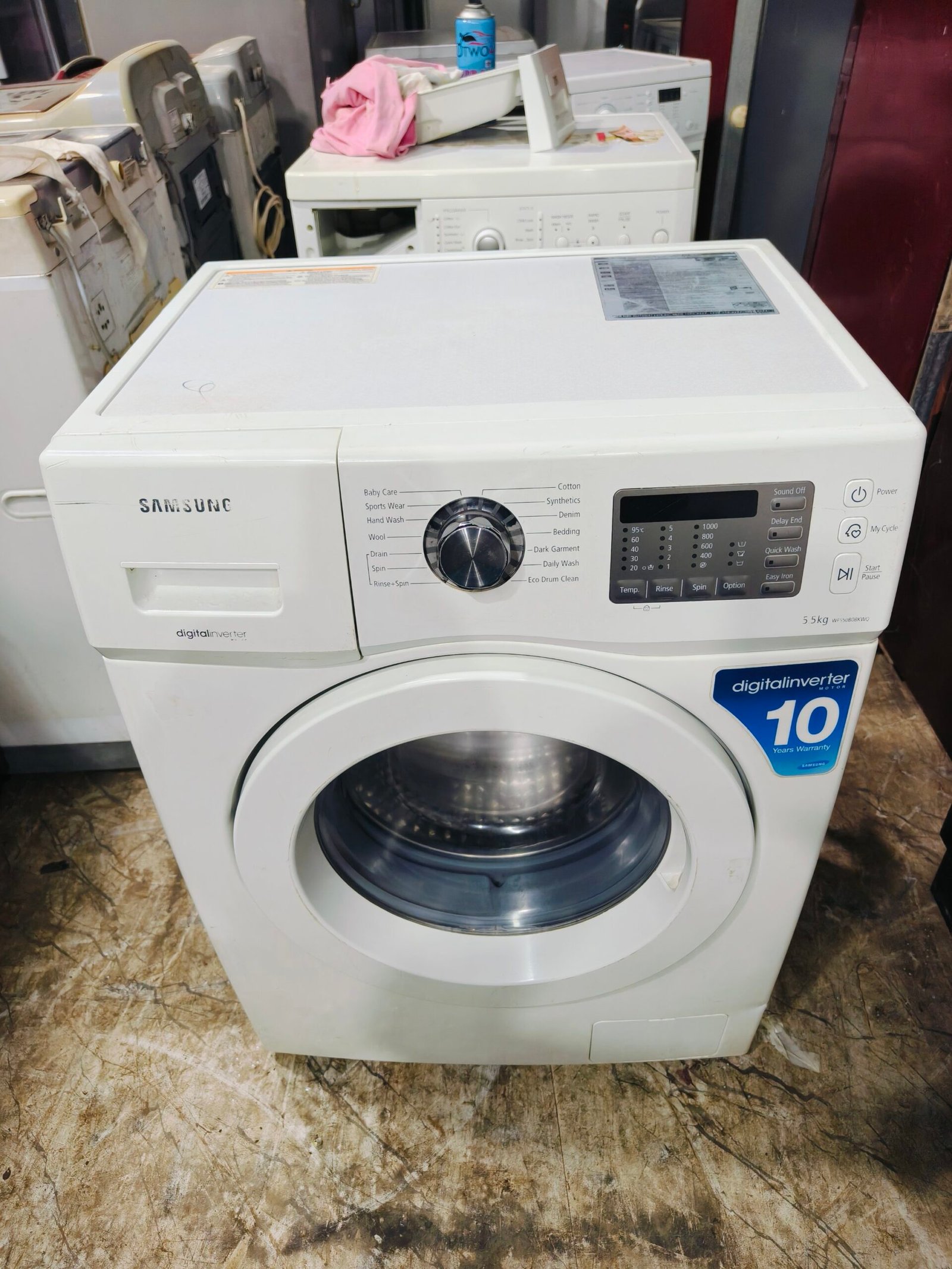 Samsung digital inverter 5.5 kg gently used fully automatic front load washing machine - Image 2