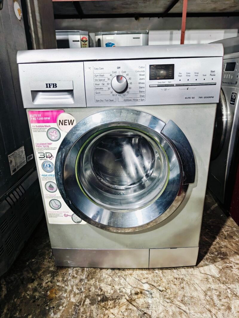 IFB elite 7 kg with 1200 rpm silver in colour fully automatic front load washing machine
