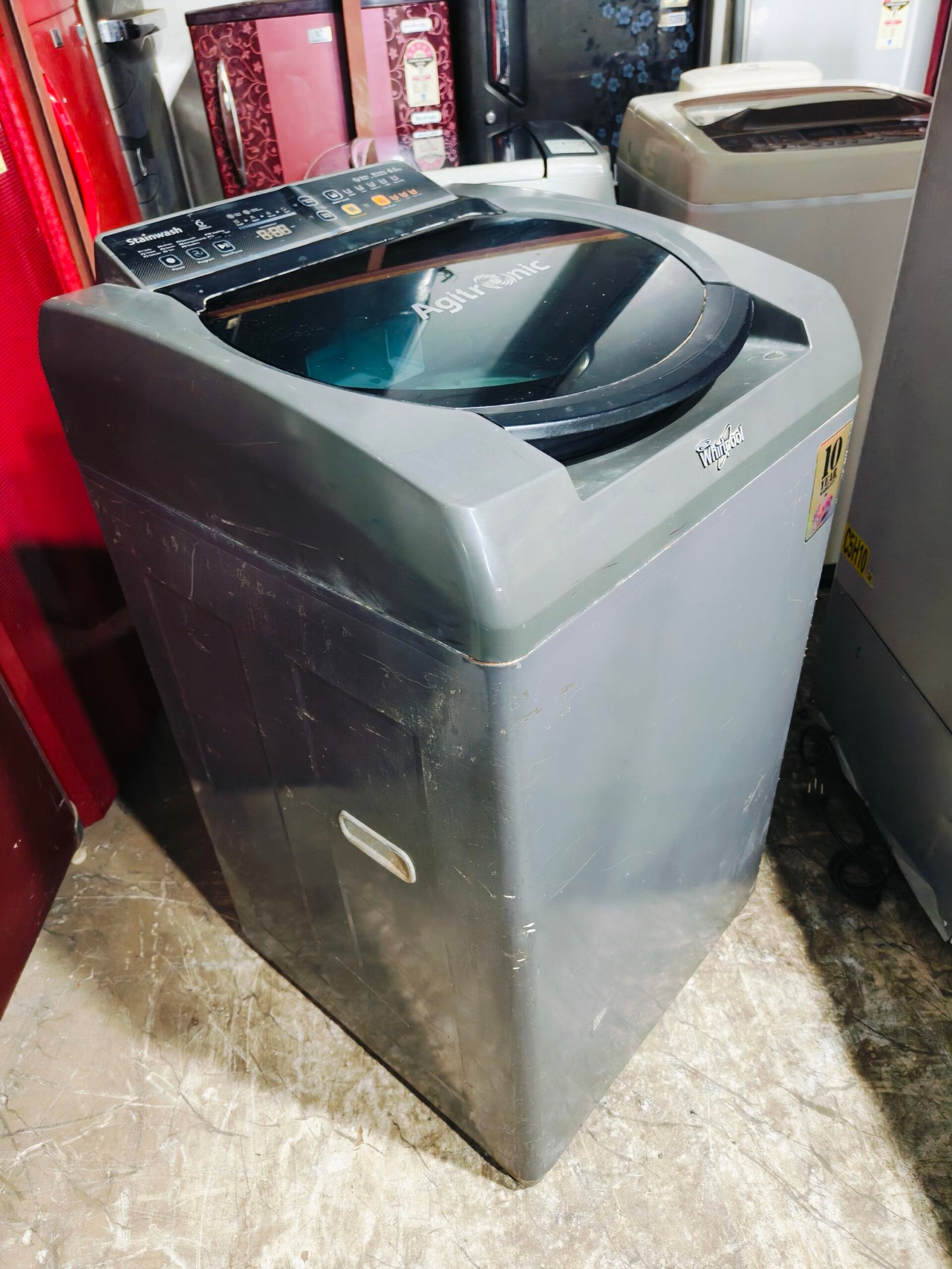 Whirlpool stainwash agitronic 6.5 kg fully automatic gently used top load washing machine - Image 4