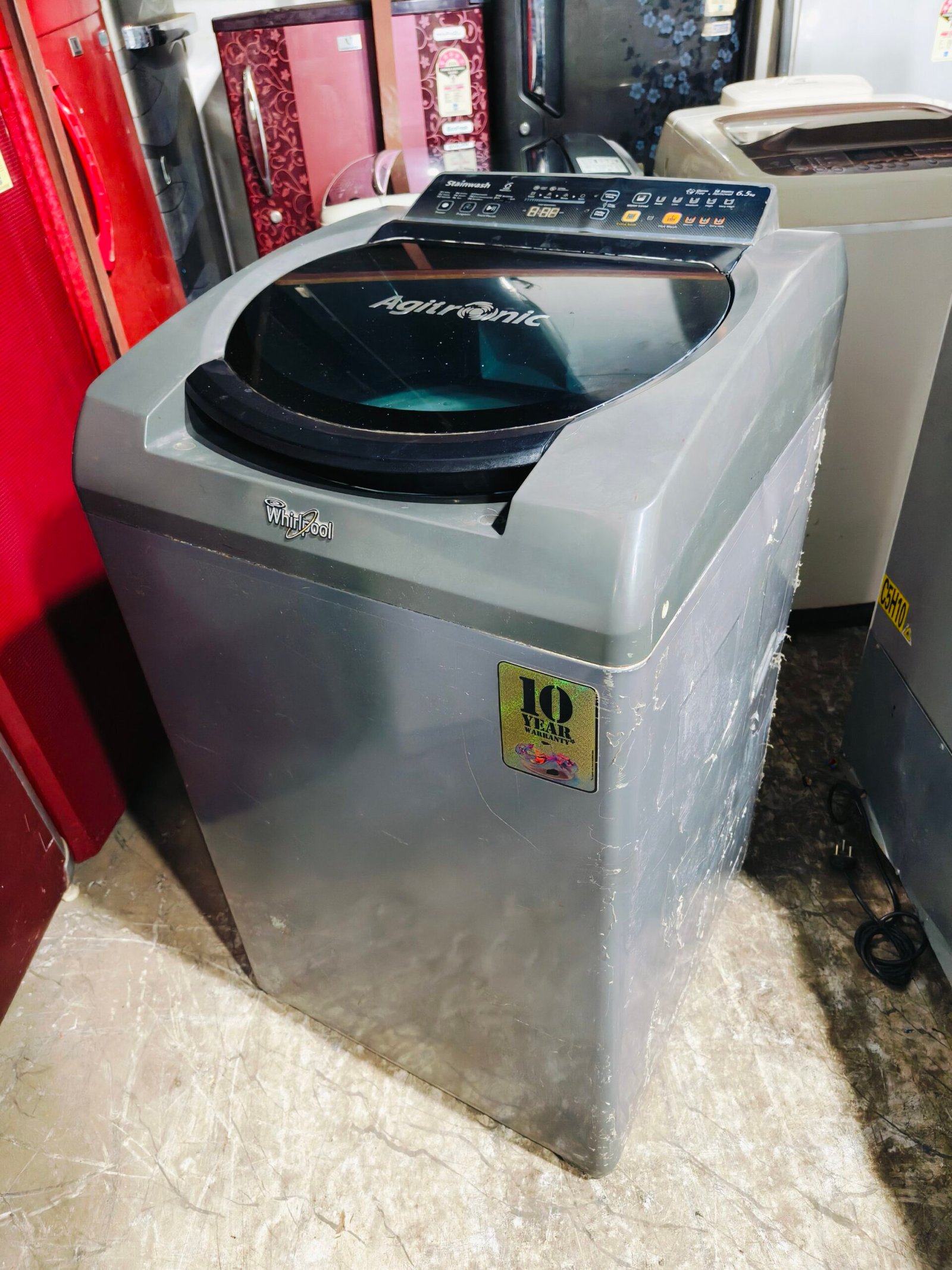 Whirlpool stainwash agitronic 6.5 kg fully automatic gently used top load washing machine - Image 5