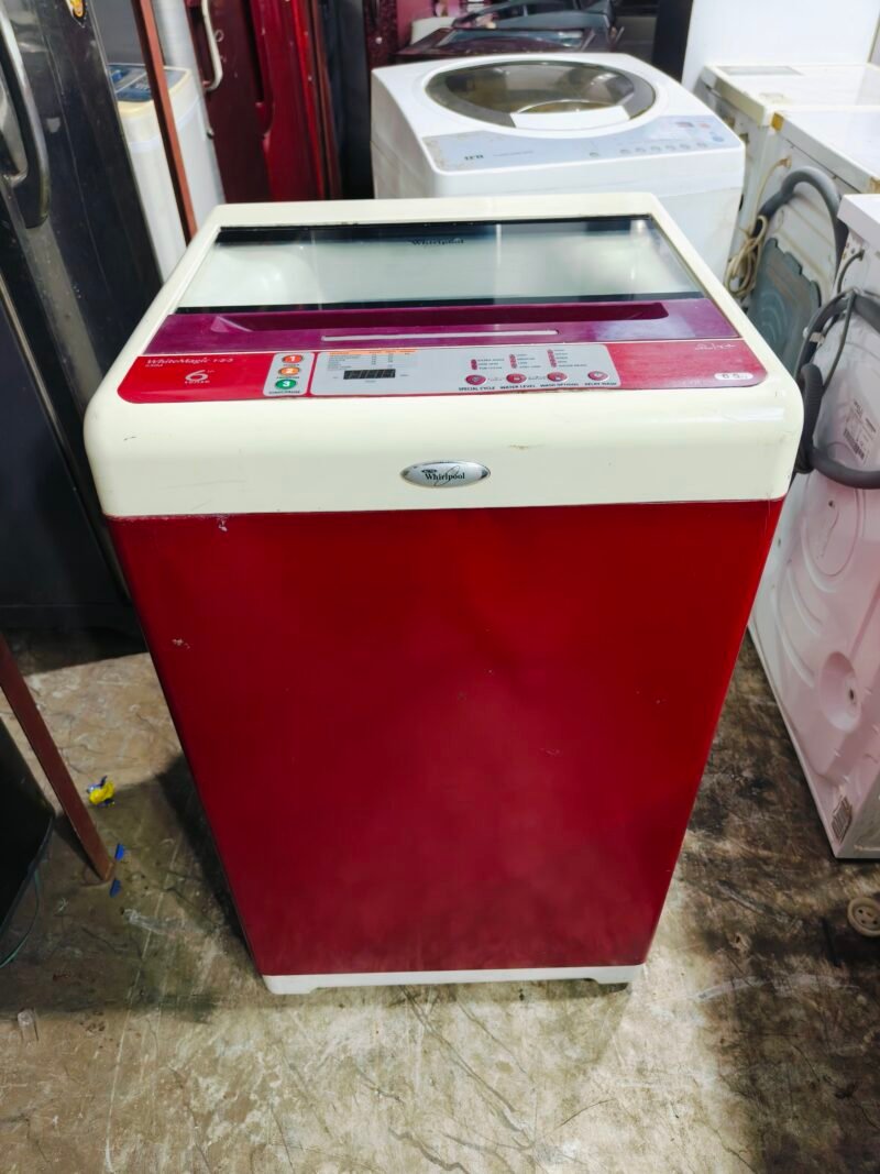 Whirlpool white magic 123 6th sense 6.5 kg fully automatic top load washing machine